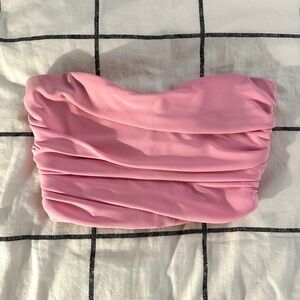 Light Pink Cropped Corset ZARA